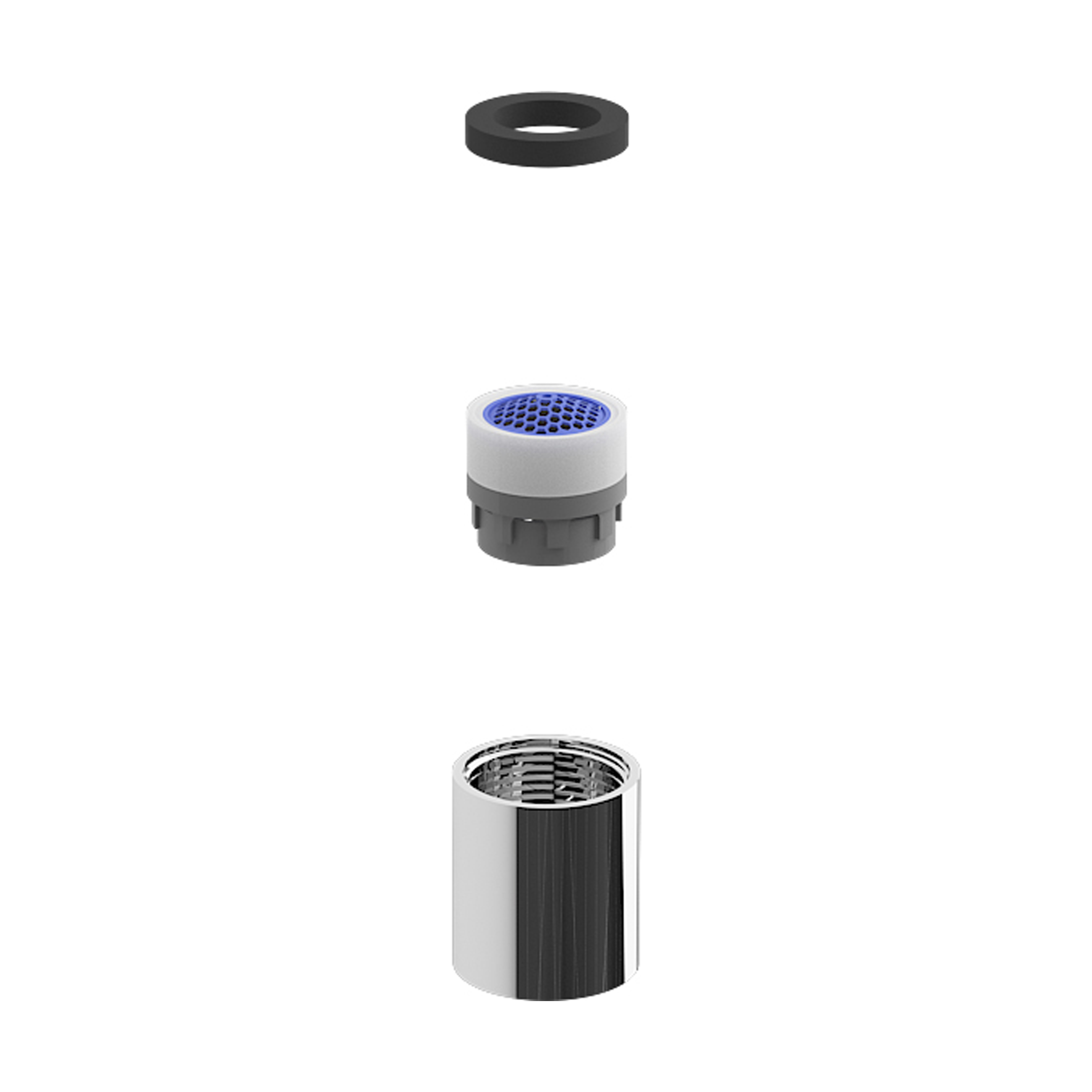 Clou Perlator met kraanmond, chroom t.b.v. Freddo 1,2,5 en